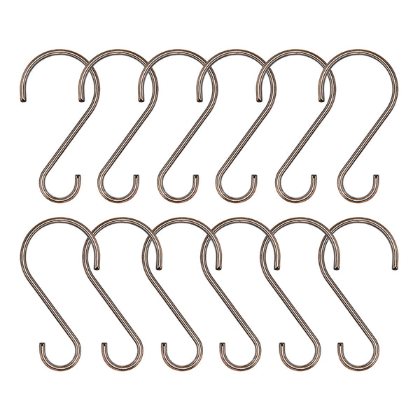 Loft97 HK15XX Shower Rings, Shower Curtain Rings for Bathroom, Rustproof Zinc Shower Curtain Hooks Rings, Set of 12