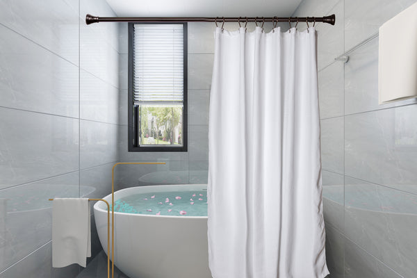 Loft97 HK15XX Shower Rings, Shower Curtain Rings for Bathroom, Rustproof Zinc Shower Curtain Hooks Rings, Set of 12