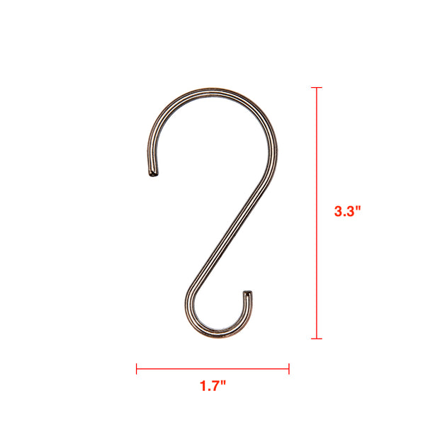 Loft97 HK15XX Shower Rings, Shower Curtain Rings for Bathroom, Rustproof Zinc Shower Curtain Hooks Rings, Set of 12