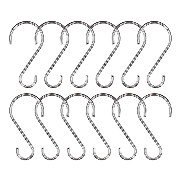 Loft97 HK15XX Shower Rings, Shower Curtain Rings for Bathroom, Rustproof Zinc Shower Curtain Hooks Rings, Set of 12