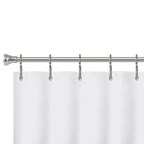 Loft97 HK24XX Shower Hooks - Shower Curtain Rings for Bathroom - Rust Proof Shower Curtain Hooks for Shower Curtain or Liner - Set of 12