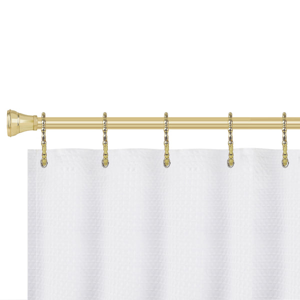 Loft97 HK24XX Shower Hooks - Shower Curtain Rings for Bathroom - Rust Proof Shower Curtain Hooks for Shower Curtain or Liner - Set of 12