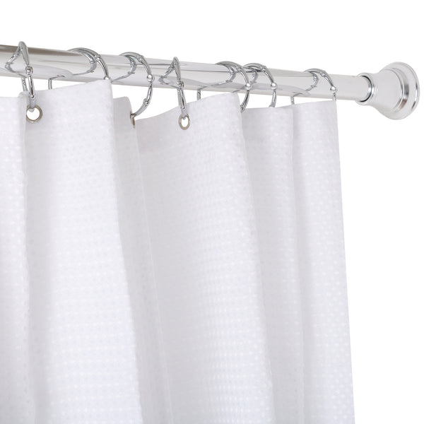Loft97 HK4XX Shower Hooks - Shower Curtain Rings for Bathroom - Rust Proof Shower Curtain Hooks for Shower Curtain or Liner - Set of 12