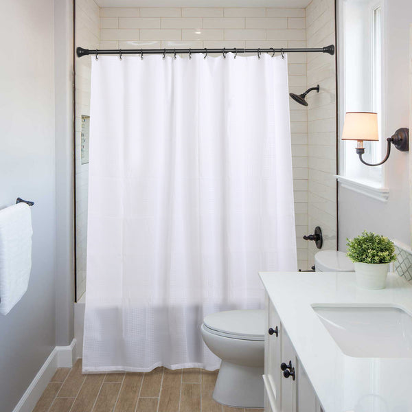 Loft97 HK5XX Shower Hooks - Shower Curtain Rings for Bathroom - Rust Proof Shower Curtain Hooks for Shower Curtain or Liner - Set of 12