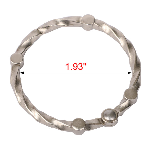 Loft97 HK5XX Shower Hooks - Shower Curtain Rings for Bathroom - Rust Proof Shower Curtain Hooks for Shower Curtain or Liner - Set of 12
