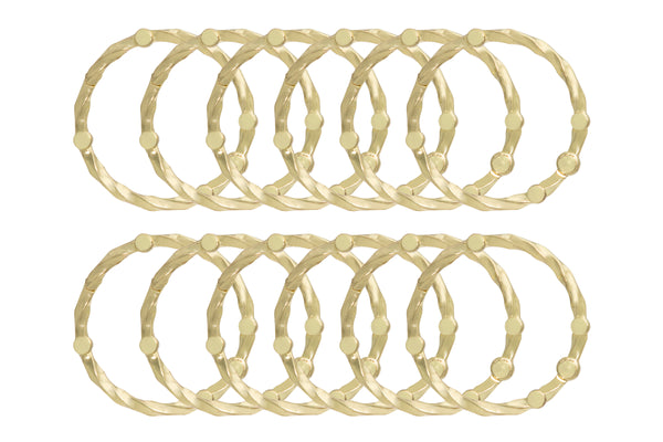 Loft97 HK5XX Shower Hooks - Shower Curtain Rings for Bathroom - Rust Proof Shower Curtain Hooks for Shower Curtain or Liner - Set of 12