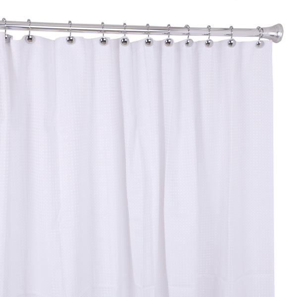 Loft97 HK6XX Shower Hooks - Shower Curtain Rings for Bathroom - Rust Resistant Roller Shower Curtain Hooks for Shower Curtain or Liner - Set of 12