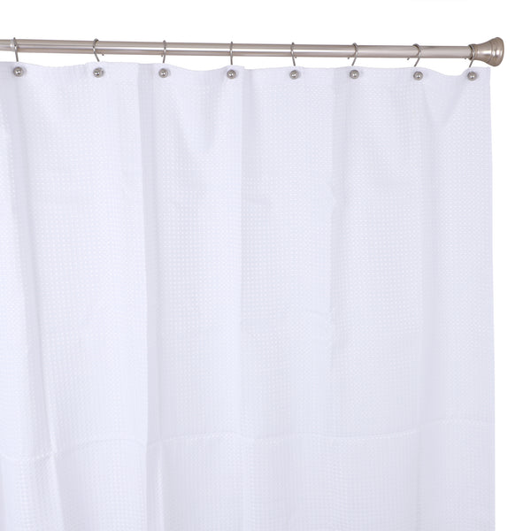 Loft97 HK7XX  Shower Hooks - Shower Curtain Rings for Bathroom - Rust Proof Shower Curtain Hooks for Shower Curtain or Liner - Set of 12 - Chrome/Brushed Nickel/ORB/Black/Gold