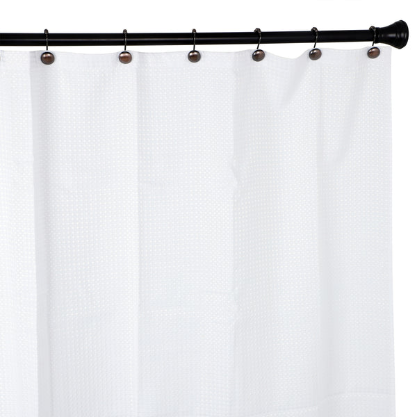 Loft97 HK7XX  Shower Hooks - Shower Curtain Rings for Bathroom - Rust Proof Shower Curtain Hooks for Shower Curtain or Liner - Set of 12 - Chrome/Brushed Nickel/ORB/Black/Gold