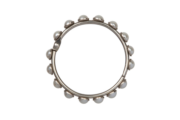 Loft97 HK8BN Shower Curtain Rings - Metal Circle Clips For Shower Curtains, Bathroom Drapes Or Liner, Rust Resistant Shower Curtain Rings For Bathroom Curtain Rod Or Shower Pole - Set Of 12, Brushed Nickel