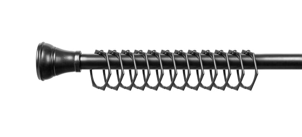 Loft97 HK9XX Shower Hooks - Shower Curtain Rings for Bathroom - Rust Proof Shower Curtain Hooks for Shower Curtain or Liner - Set of 12