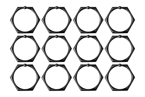 Loft97 HK9XX Shower Hooks - Shower Curtain Rings for Bathroom - Rust Proof Shower Curtain Hooks for Shower Curtain or Liner - Set of 12