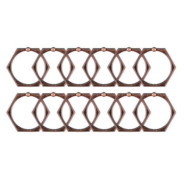 Loft97 HK9XX Shower Hooks - Shower Curtain Rings for Bathroom - Rust Proof Shower Curtain Hooks for Shower Curtain or Liner - Set of 12