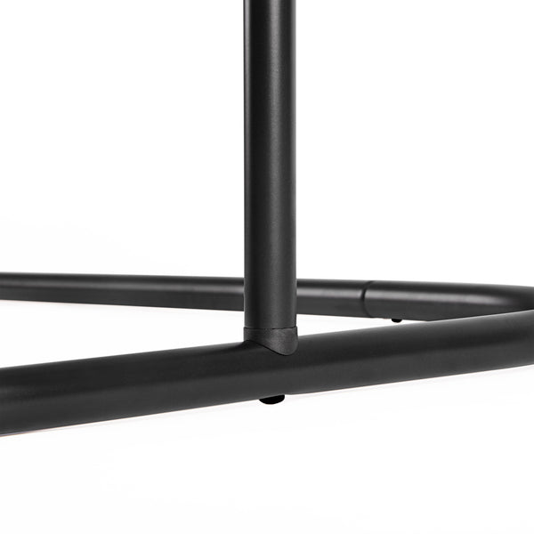 Loft97 HP1XX & HP2XX Rustproof Wall Mounted Aluminum Hoop Shower Rod With Ceiling Support for Clawfoot Tub, 54 Inch Extra Large Size by 26 Inch