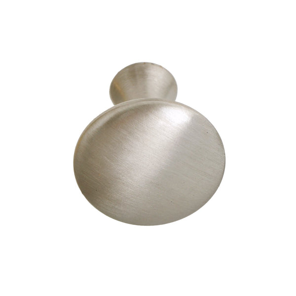 Loft97 HW204PLBN021 Charlton Cabinet Ring Pull Knob - Decorative Cabinet Drop Pull Knobs for Cabinets and Drawers - Vintage Cabinet Hardware with Hand Finished Brushed Nickel - Metal Drawer Pull Knobs 1 1/5"