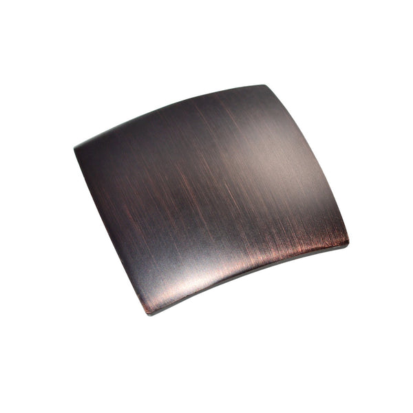 Rhonda Contoured Square Cabinet Knob, Oil Rubbed Bronze or Brushed Nickel - Loft97 - 1