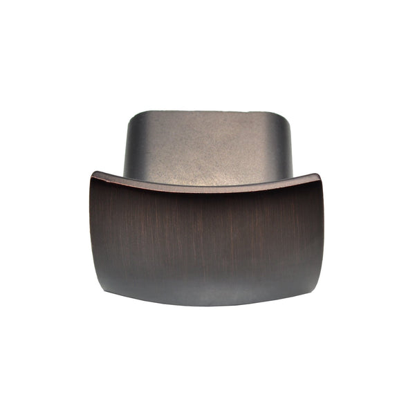 Rhonda Contoured Square Cabinet Knob, Oil Rubbed Bronze or Brushed Nickel - Loft97 - 3