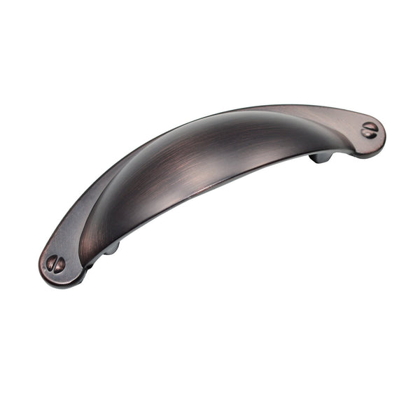 Elgin Bin Pull Handle, 2.5" Center to Center, Nickel (Brushed or Weathered), Chrome, Gold, or Bronze, - Loft97 - 17