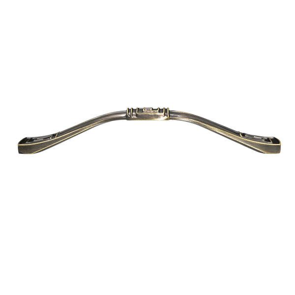 Loft97 HW261PLAB021 Trieste Pull Handle - Decorative Cabinet Drop Pull Handles for Cabinets and Drawers - Vintage Cabinet Hardware with Hand Finished Antique Brass - Metal Drawer Pull Handle, 5.0" Center to Center