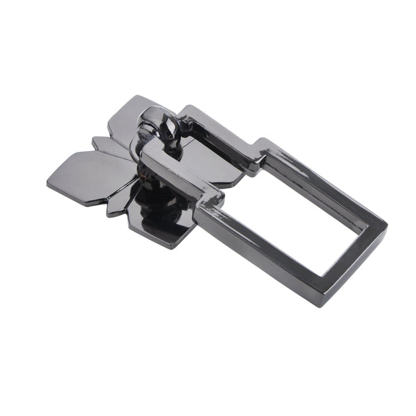 Loft97 HW268PLGM021 Steffi Cabinet Ring Pull Knob - Decorative Cabinet Drop Pull Knobs for Cabinets and Drawers - Vintage Cabinet Hardware with Hand Finished Gun Metal - Metal Drawer Pull Knobs 2.5"