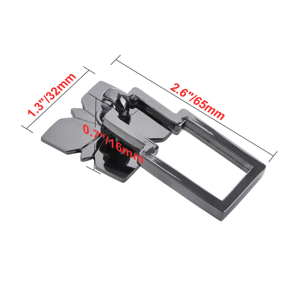 Loft97 HW268PLGM021 Steffi Cabinet Ring Pull Knob - Decorative Cabinet Drop Pull Knobs for Cabinets and Drawers - Vintage Cabinet Hardware with Hand Finished Gun Metal - Metal Drawer Pull Knobs 2.5"