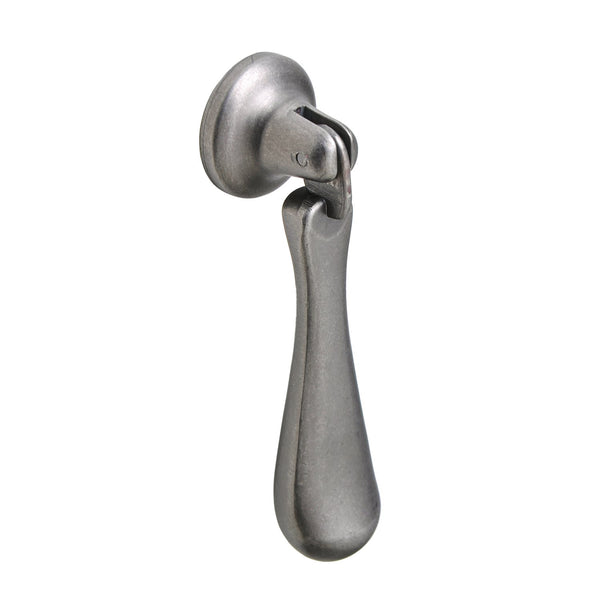 Loft97 HW271PLPT011 Danbury Cabinet Ring Pull Knob - Decorative Cabinet Drop Pull Knobs for Cabinets and Drawers - Vintage Cabinet Hardware with Hand Finished Pewter - Metal Drawer Pull Knobs 3.0"