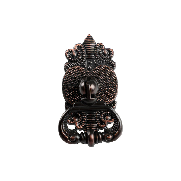 Loft97 HW273PLRB011 Vallia Cabinet Ring Pull Knob - Decorative Cabinet Drop Pull Knobs for Cabinets and Drawers - Vintage Cabinet Hardware with Hand Finished Oil Rubbed Bronze - Metal Drawer Pull Knobs 2.6"
