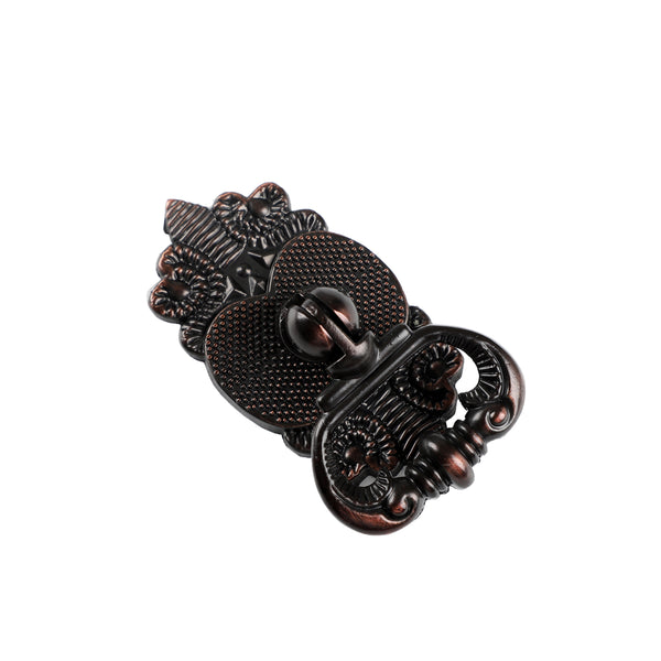 Loft97 HW273PLRB011 Vallia Cabinet Ring Pull Knob - Decorative Cabinet Drop Pull Knobs for Cabinets and Drawers - Vintage Cabinet Hardware with Hand Finished Oil Rubbed Bronze - Metal Drawer Pull Knobs 2.6"
