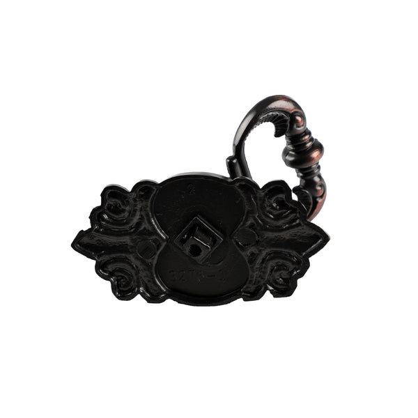 Loft97 HW273PLRB011 Vallia Cabinet Ring Pull Knob - Decorative Cabinet Drop Pull Knobs for Cabinets and Drawers - Vintage Cabinet Hardware with Hand Finished Oil Rubbed Bronze - Metal Drawer Pull Knobs 2.6"