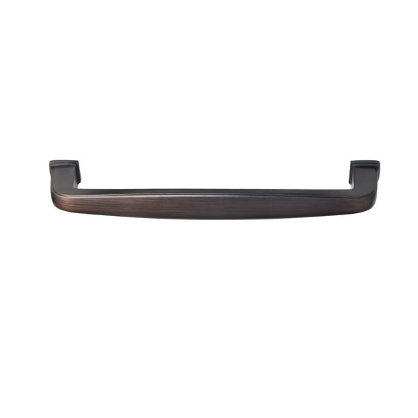 Loft97 HW292PLRB011 Danbury Pull Handle - Decorative Cabinet Drop Pull Handles for Cabinets and Drawers - Vintage Cabinet Hardware with Hand Finished Oil Rubbed Bronze - Metal Drawer Pull Handle, 5.0" Center to Center