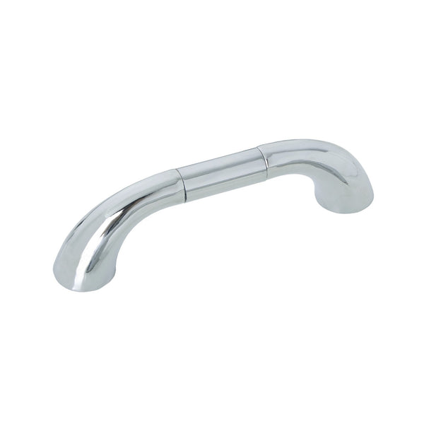 Loft97 HW296PLCH021 Tempo Pull Handle - Decorative Cabinet Drop Pull Handles for Cabinets and Drawers - Vintage Cabinet Hardware with Hand Finished Polished Chrome - Metal Drawer Pull Handle, 3.78" Center to Center