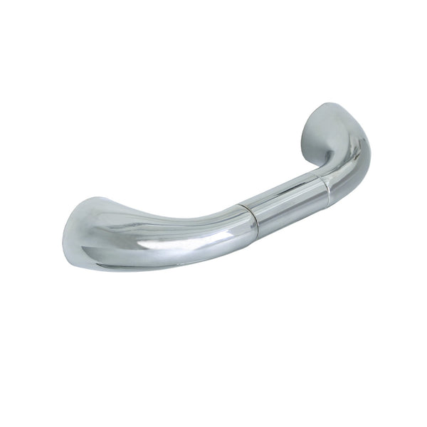 Loft97 HW296PLCH021 Tempo Pull Handle - Decorative Cabinet Drop Pull Handles for Cabinets and Drawers - Vintage Cabinet Hardware with Hand Finished Polished Chrome - Metal Drawer Pull Handle, 3.78" Center to Center