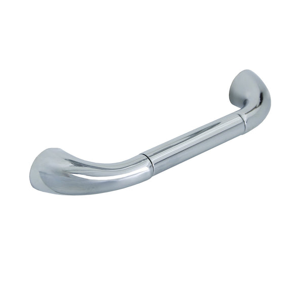 Loft97 HW297PLCH021 Tempo Pull Handle - Decorative Cabinet Drop Pull Handles for Cabinets and Drawers - Vintage Cabinet Hardware with Hand Finished Polished Chrome - Metal Drawer Pull Handle, 5.0" Center to Center