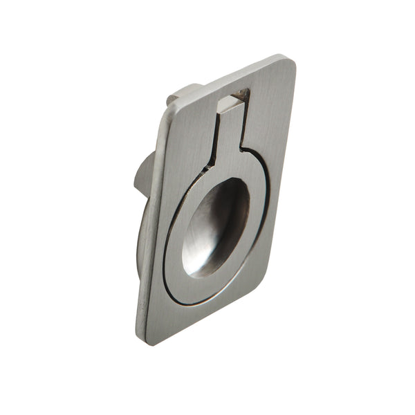 Loft97 HW299PLBN021 Kent Drop Ring Cabinet Pull, 1.6", Silver