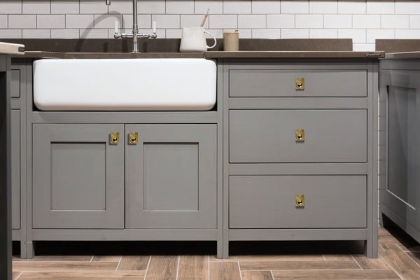 Loft97 HW299PLGD021 Kent Cabinet Ring Pull Knob - Decorative Cabinet Drop Pull Knobs for Cabinets and Drawers - Vintage Cabinet Hardware with Hand Finished Polished Gold - Metal Drawer Pull Knobs 1.6"