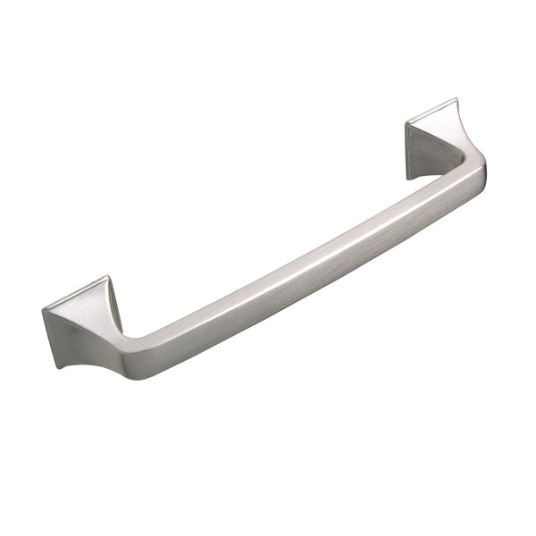 Brax Cabinet Pull Handle, Brushed Nickel, 4" or 5" Center to Center - Loft97 - 6