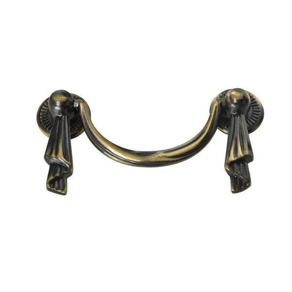 Lauren Drop Pull, Antique Brass, 2 1/2" Center to Center - Loft97 - 2
