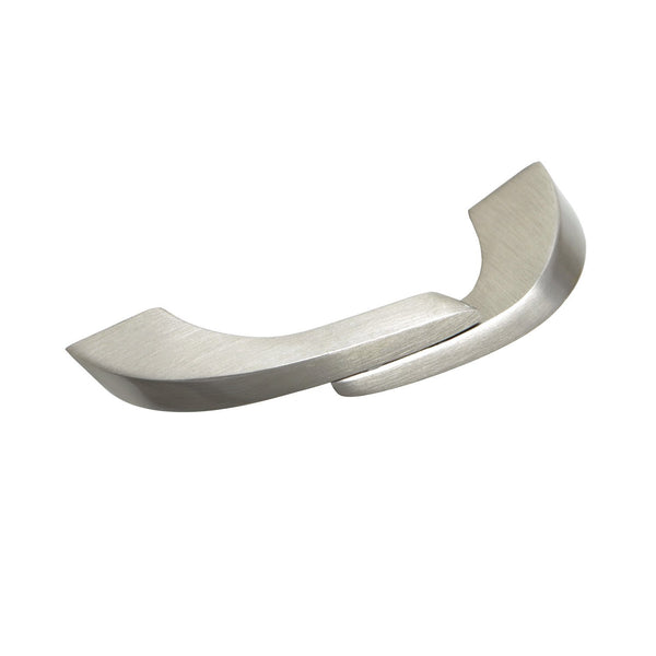 Criss Pull Cabinet Handle, Brushed Nickel, 2.5" or 4" Center to Center - Loft97 - 2