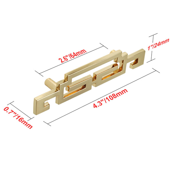 Loft97 HW319/384/385/386XX Steffi Pull Handle - Decorative Cabinet Drop Pull Handles for Cabinets and Drawers - Vintage Cabinet Hardware with Hand - Metal Drawer Pull Handle, 2.5" Center to Center