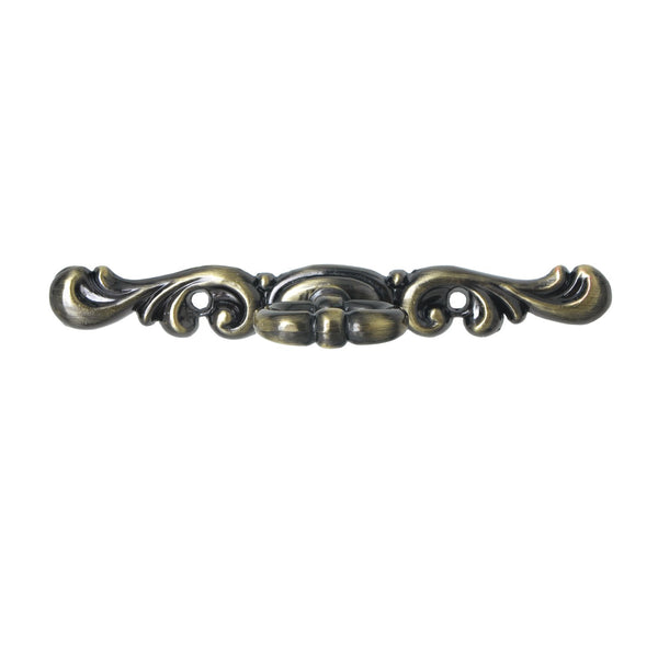 Loft97 HW320PLAB021 Vallia Cabinet Ring Pull Knob - Decorative Cabinet Drop Pull Knobs for Cabinets and Drawers - Vintage Cabinet Hardware with Hand Finished Antique Brass - Metal Drawer Pull Knobs 4.4"