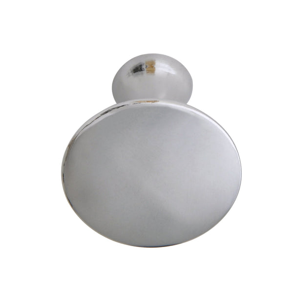 Loft97 HW334PLCH021 Charlton Cabinet Ring Pull Knob - Decorative Cabinet Drop Pull Knobs for Cabinets and Drawers - Vintage Cabinet Hardware with Hand Finished Polished Chrome - Metal Drawer Pull Knobs 1 1/5"