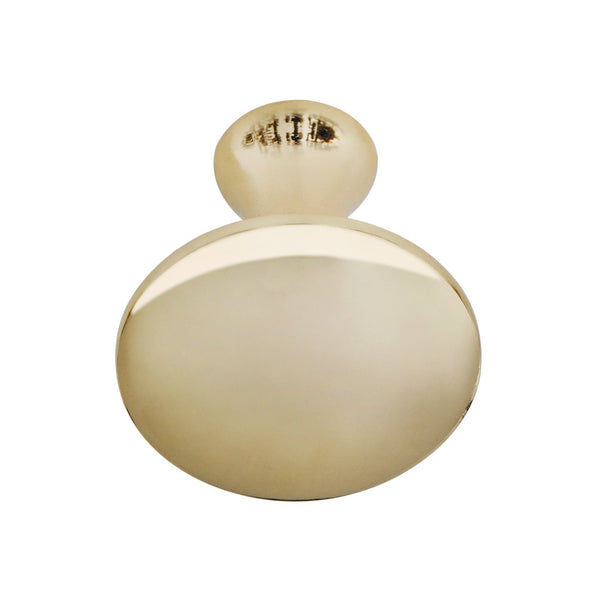 Loft97 HW335PLGD021 Charlton Cabinet Ring Pull Knob - Decorative Cabinet Drop Pull Knobs for Cabinets and Drawers - Vintage Cabinet Hardware with Hand Finished Polished Gold - Metal Drawer Pull Knobs 1 1/5"