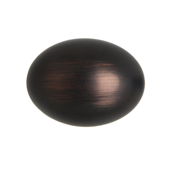 Loft97 HW339PLRB011 Danbury Oval Cabinet Ring Pull Knob - Decorative Cabinet Drop Pull Knobs for Cabinets and Drawers - Vintage Cabinet Hardware with Hand Finished Oil Rubbed Bronze - Metal Drawer Pull Knobs 1.3"