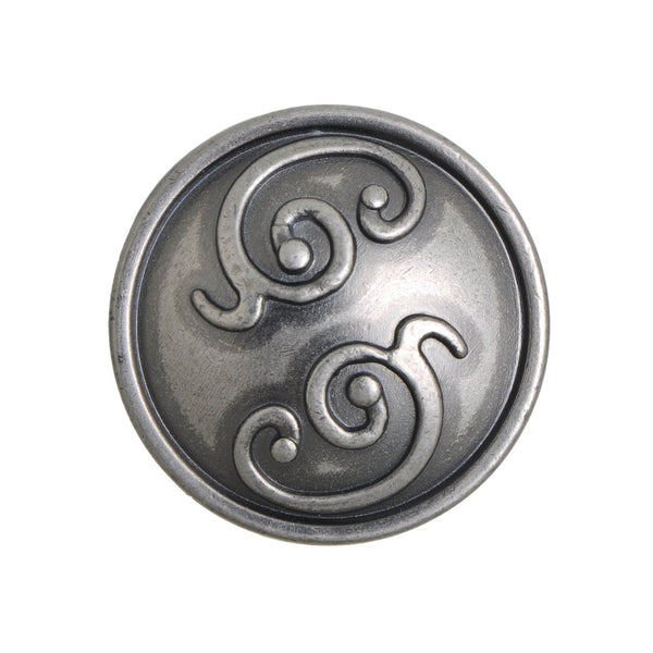 Roma Cabinet Knob, Pewter, Brass, or Bronze, 1.25" - Loft97 - 6