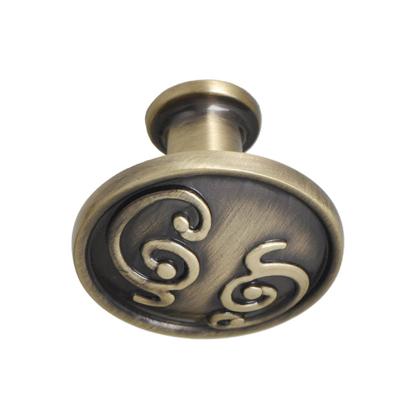 Roma Cabinet Knob, Pewter, Brass, or Bronze, 1.25" - Loft97 - 7