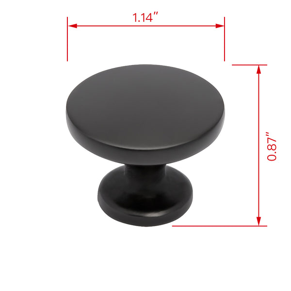Loft97 HW356/7/8XX Emme Cabinet Ring Pull Knob - Decorative Cabinet Drop Pull Knobs for Cabinets and Drawers - Vintage Cabinet Hardware with Hand - Metal Drawer Pull Knobs 1.14"