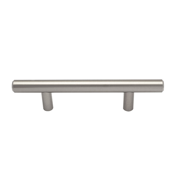 Loft97 HW359-364XX Carli Pull Handle - Decorative Cabinet Drop Pull Handles for Cabinets and Drawers - Vintage Cabinet Hardware with Hand Finished Brushed Nickel/Matt Black - Metal Drawer Pull Handle, 3", 5" and 12.5" Center to Center