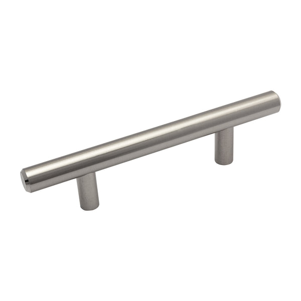 Loft97 HW359-364XX Carli Pull Handle - Decorative Cabinet Drop Pull Handles for Cabinets and Drawers - Vintage Cabinet Hardware with Hand Finished Brushed Nickel/Matt Black - Metal Drawer Pull Handle, 3", 5" and 12.5" Center to Center