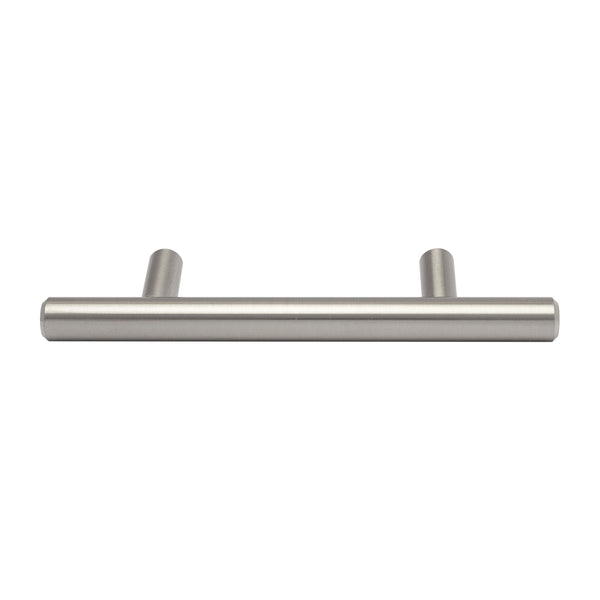 Loft97 HW359-364XX Carli Pull Handle - Decorative Cabinet Drop Pull Handles for Cabinets and Drawers - Vintage Cabinet Hardware with Hand Finished Brushed Nickel/Matt Black - Metal Drawer Pull Handle, 3", 5" and 12.5" Center to Center