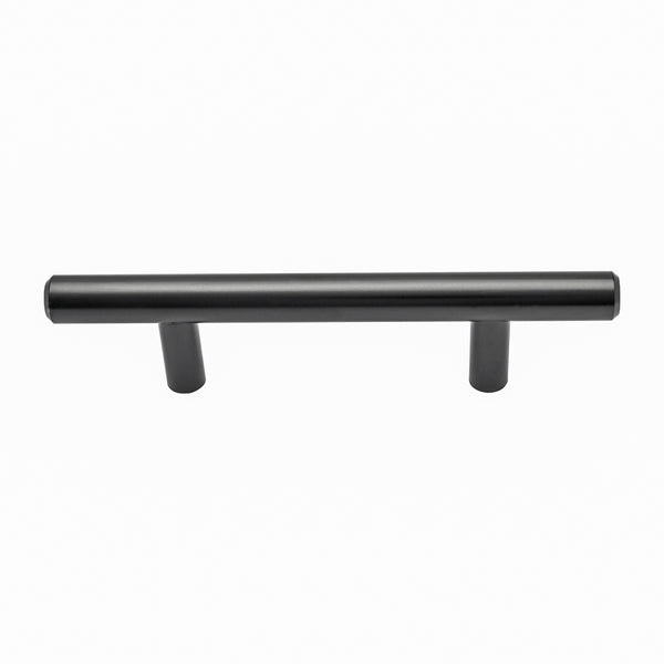 Loft97 HW359-364XX Carli Pull Handle - Decorative Cabinet Drop Pull Handles for Cabinets and Drawers - Vintage Cabinet Hardware with Hand Finished Brushed Nickel/Matt Black - Metal Drawer Pull Handle, 3", 5" and 12.5" Center to Center
